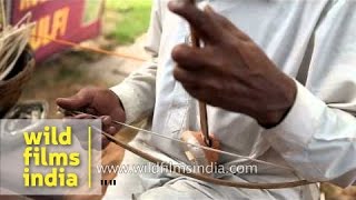 Rajasthani plays Ektara a traditional stringed instrument of India [upl. by Apple]