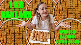 1 KG BAKLAVAHerkesin Bayramı Kutlu Olsun [upl. by Nnyloj846]