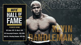 Kevin Randleman Joins the UFC Hall of Fame [upl. by Torto]