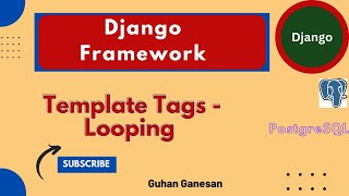 14  Django Templates  for loop  Python Django Tutorial for Beginners  Full Stack Development [upl. by Oicnoel540]