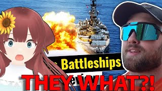 INCREDIBLE VTuber Reacts to The Fat Electrician Reviews Iowa Class Battleships  USS Wisconsin [upl. by Ecirad]