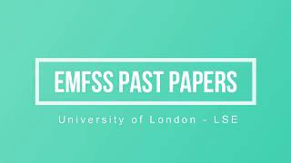 UOL Past Exam Papers  University of London Past Exam Papers  20 Yrs Exam Papers [upl. by Ja]