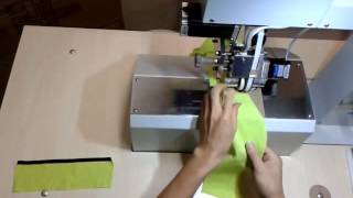 hanfor sew free bonding BEMIS technology sportswear hemming film tape machine [upl. by Inalak]