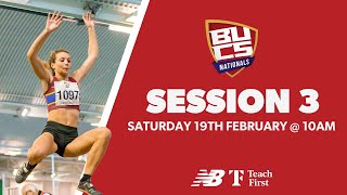 Session 3  Indoor Athletics  BUCS Nationals 2022 [upl. by Kenny]