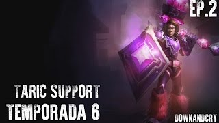 League Of Legends  MAESTRIASRUNAS TARIC SUPPORT  S6 Gameplay español platino [upl. by Gwenni]