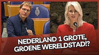 Van Houwelingen FVD confronteert Mona Keijzer met tristatecity plannen [upl. by Marena255]