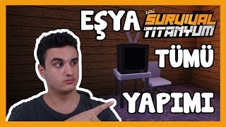 FACECAM  TÃœM EÅYALARIN YAPIMI SONOYUNCU SURVÄ°VAL TÄ°TANYUM EMRELEYN [upl. by Aneleh]