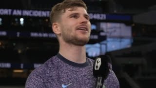 Timo Werner’s postmatch interview after Nottingham Forest victory [upl. by Yecnuahc]