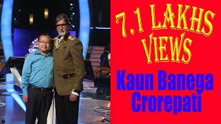 Kaun Banega Crorepati II Anoj RaiSIKKIM II Amitabh Bachchan ll KBC [upl. by Nnaeerb94]