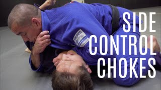 BJJ Techniques  Multiple Side Control Chokes  CVBJJ Online [upl. by Bein]