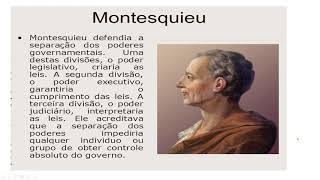 MONTESQUIEU TRÊS PODERES [upl. by Alabaster]