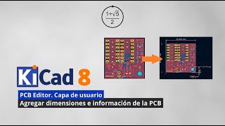 KiCad 8 Agregar cotas al PCB e información extra [upl. by Yejus]