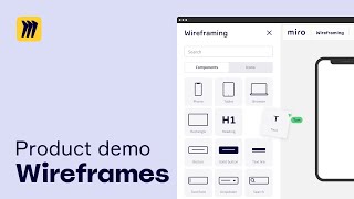 How to Use Miro Wireframes [upl. by Ettezzil]