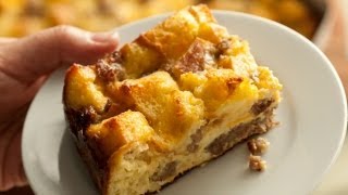 Easy MakeAhead Breakfast Casserole  How To Make The Easiest Way [upl. by Culver]