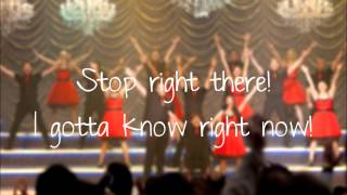 Glee  Paradise By The Dashboard Light Lyrics [upl. by Eisus461]