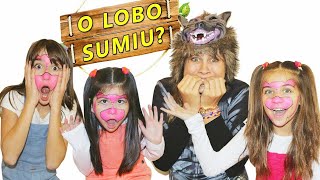 O LOBO MAU E OS TRÊS PORQUINHOS  O LOBO SUMIU  NO MUNDO ENCANTADO DA MILENINHA [upl. by Nura]