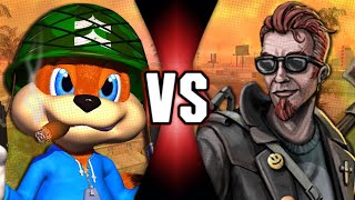 Conker vs Postal Dude Conkers Bad Fur Day vs Postal  VS Trailer [upl. by Haneekas]