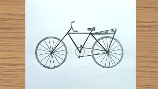 How to draw cycle  Cycle drawing [upl. by Eppie]