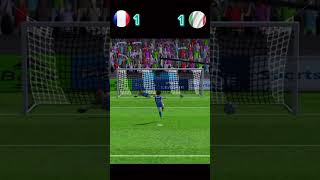 France vs Italy Best penalty match highlights efootballmobile pesfootball efootball2024 [upl. by Elamef]