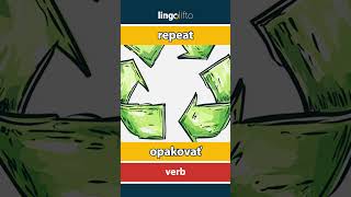 🇬🇧🇸🇰 repeat  opakovať  vocabulary builder  learn English  naučme sa anglicky [upl. by Saoj]