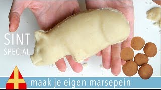 SINT SPECIAL 3  Marsepein maken 🐷  RENSKE VISSER GEWICHTSCONSULENT [upl. by Lough]