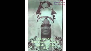 S Aka  Oba Lamidi Adeyemi Alaafin Oyo 1971 [upl. by Mariellen]