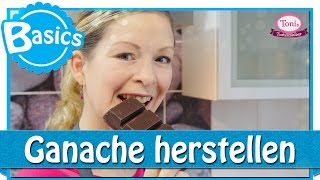 Weiße amp dunkle Ganache herstellen  BackBasics  Tonis Tortenzauber 0005 [upl. by Dex723]