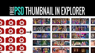 Photoshop Psd Thumbnail View in Explorer  Psd Pictus Codec Software [upl. by Merrill1]