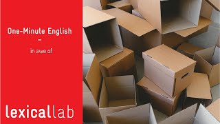 ONEMINUTE ENGLISH in awe of LEARN WITH LEXICAL LAB [upl. by Pisarik]