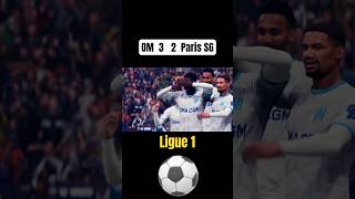 OM vs Paris SG omparissaintgermainbutfc24ligue1fifaneymarmbappemarseillefranceshortsfoot [upl. by Dareen363]