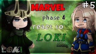 Marvel phase 4 react to  Реакция Марвел фаза 4 на  Loki  RUSENG  part 5 [upl. by Jarrad644]