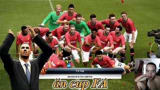 pes 2013  Lấy cup FA  CR7 sút phạt lác mắt [upl. by Etterraj]