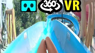 Craziest 360 waterslides  Virtual 360 Degree Ride  Dr Lony  VR Video [upl. by Felicio]