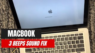 MacBook Pro A1278 3 Beeps Sound EASY FIX  2024 [upl. by Okomot808]