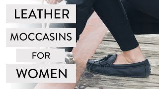 LEATHER MOCCASINS for Women How to Choose the BEST Leather Moccasins in Canada [upl. by Noiram]