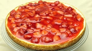 How to make Easy Cheesecake  Strawberry Cheesecake [upl. by Ykceb233]