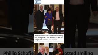 Schofield SCHMOOZES 👀 phillipschofield celebrity shortsfeed shortsyoutube [upl. by Aneerak]