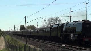 46233 Duchess Of Sutherland  The Citadel Express 26th May 2012 [upl. by Jilli]