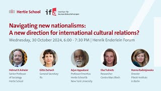 Navigating new nationalisms A new direction for international cultural relations [upl. by Chenay]