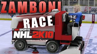 ZAMBONI RACE  2BC Plays  NHL 2K10 [upl. by Aicilic]