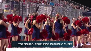 FNL24  TOP SQUAD  TEURLINGS CATHOLIC CHEER [upl. by Aitsirt]