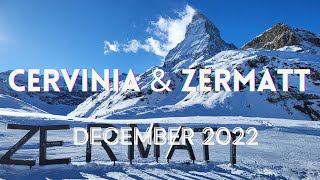 Skiing in Cervinia amp Zermatt 20224K [upl. by Jasisa436]