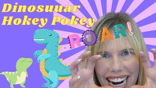 Dinosaur Hokey Pokey Kids amp Children Song amp Music  Cullens Abcs [upl. by Politi]