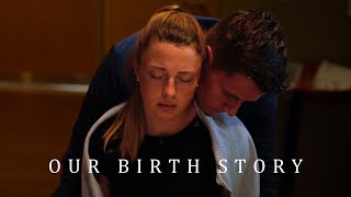 Mom ROCKS her unmedicated birth with her supportive husband  Raw amp Real Birth Vlog [upl. by Ydospahr462]