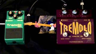 BOSS Tremolo vs MXR Tremolo [upl. by Bari]