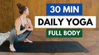 30 Min Morning Yoga Flow For Beginners  Every Day Full Body Yoga For Beginners [upl. by Meece]