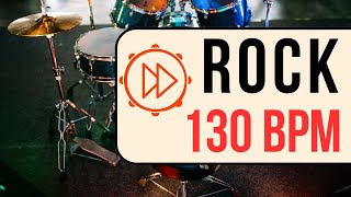 130 BPM  Rock Drum Beat  Backing Track 84 [upl. by Wes78]