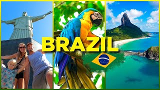 BRAZIL 4K COMPLETE Travel Guide  ALL TOP SIGHTS in 1 hour RIO NORONHA JERI LENÇOIS amp AMAZON [upl. by Pitts]