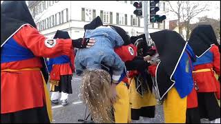 Fasnet clips in slow motion [upl. by Samul]