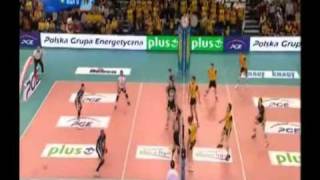 Mariusz Wlazły in match Skra Bełchatów  Politechnika Warszawska [upl. by Petrine]